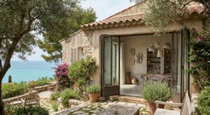 Olivia Cognet : ce refuge face à la Méditerranée métamorphosé en terrain de jeu créatif sur la Côte d’Azur va vous obséder