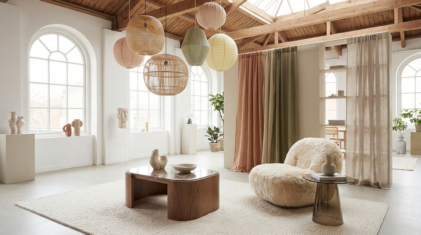Voici les 5 tendances déco du printemps 2026 vues à Matter and Shape ...