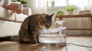 Votre chat boude toujours sa gamelle d’eau ? Ce petit accessoire à 15,99 € chez Centrakor le fait enfin boire assez