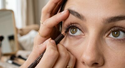 Ce geste maquillage sur la muqueuse, gardé secret par les pros, transforme les paupières tombantes en regard XXL en 5 s