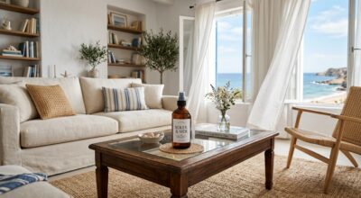 Ce nouveau produit Aroma-Zone à 7€ transforme votre salon en « villa de bord de mer » sans plomber l&rsquo;air intérieur cet été