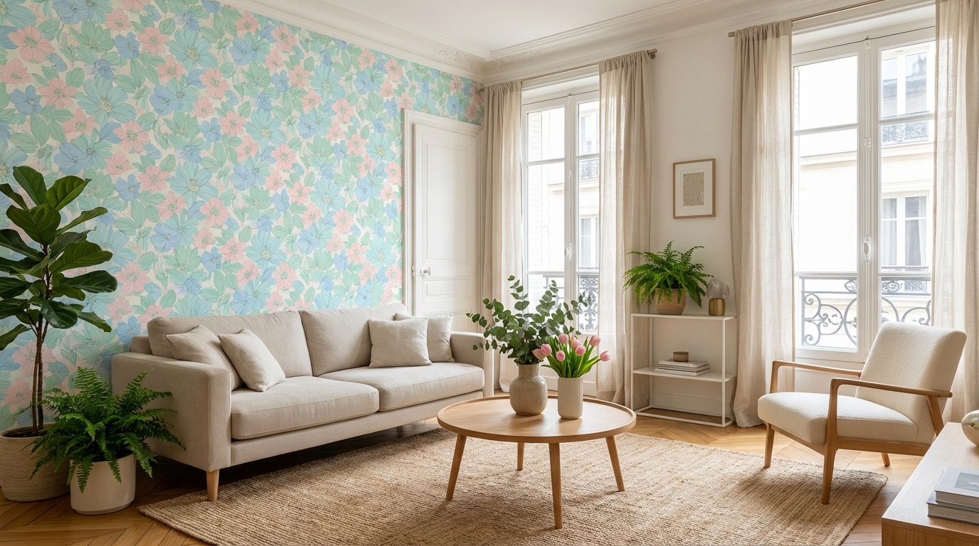 Ce revêtement mural coloré va transformer votre intérieur au printemps ...