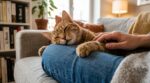 Ce rituel du soir où votre chat s&rsquo;acharne sur vos cuisses cache un manque de son enfance (les vétérinaires s&rsquo;en méfient)