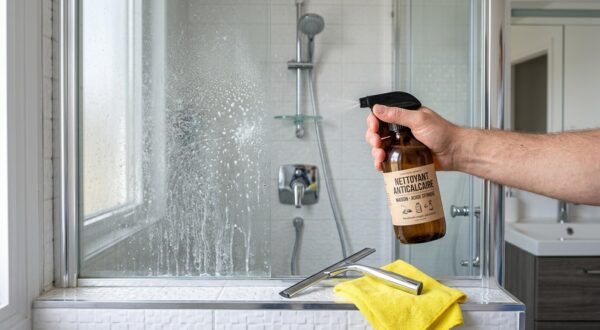 Cette poudre de placard que ma belle-mère garde depuis des années a fait disparaître le calcaire incrusté de ma douche