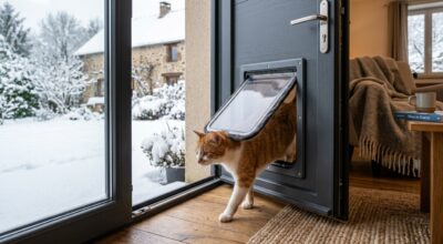 Cette trappe pour votre chat laisse entrer quelque chose en continu et plombe votre isolation sans que vous le réalisiez