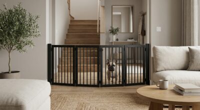 Chez Jardiland, cet accessoire pour chien à prix bradé affole les maîtres : il sécurise la maison entière sans perçage