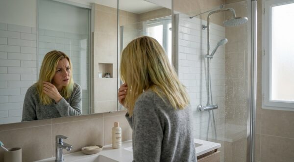 Coloration qui vire au jaune ou au vert : ce geste sous la douche ruine ...