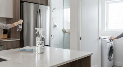 Ménage : ces 8 endroits de la maison à nettoyer au vinaigre blanc que vous oubliez (et qui vous coûtent très cher)