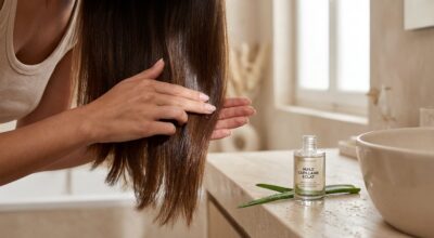 On me demande ce que j’ai fait à mes cheveux secs : cette huile capillaire transforme les longueurs en effet miroir en un instant