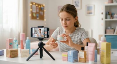 Sur TikTok, ce « jeu » fait des pré‑ados de vraies vitrines beauté pour des marques, et la justice commence à s’en inquiéter