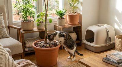 Votre chat transforme ces plantes d’intérieur en toilettes : ce réglage discret suffit à stopper net les dégâts chez vous