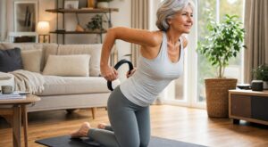 Après 50 ans, ces 3 mouvements de Pilates transforment l’arrière des bras et limitent ce relâchement qui complexait tant