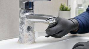 Arrête le vinaigre sur ce robinet de la salle de bain : ce que mon plombier a gratté explique pourquoi tu abîmes tout