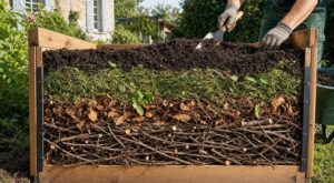 Arrêtez de remplir vos grands bacs de terreau : ce déchet du jardin fait mieux le travail (et ne vous coûte vraiment rien)