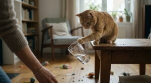 Ce comportement de votre chat qui fait tomber tout ce qui traîne cache souvent un malaise que vous ne devez plus ignorer