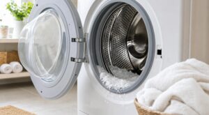 Ce geste de ma grand-mère avec un ingrédient dans la machine : en ouvrant le hublot, j’ai compris ce que ça faisait à mon linge