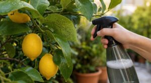 Ce mélange naturel à pulvériser sur le citronnier que peu de jardiniers connaissent stoppe net feuilles collantes et noires