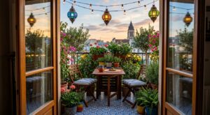 Ce sol IKEA à poser sans percer transforme un simple balcon en patio andalou de magazine (et coûte bien moins que vous ne pensez)