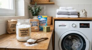 Cette poudre maison prête en 2 minutes peut remplacer vos bidons sans perte de résultat (et faire chuter votre budget linge)