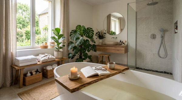 Cette tendance bain 2026 va tout changer dans votre salle de bains et la transformer en refuge apaisant sans budget luxe