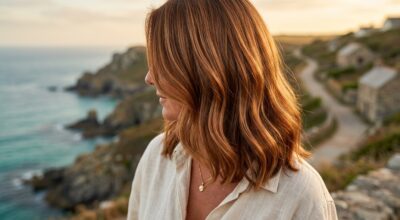 Pas vraiment rousse ni totalement brune : on dirait que vous revenez de vacances grâce à cette nouvelle coloration