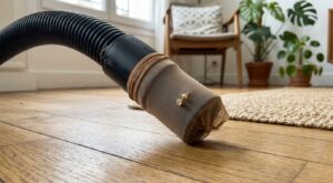 Peu de gens le savent : ce vieux vêtement dans votre aspirateur évite de perdre vos petits objets et cache un autre atout