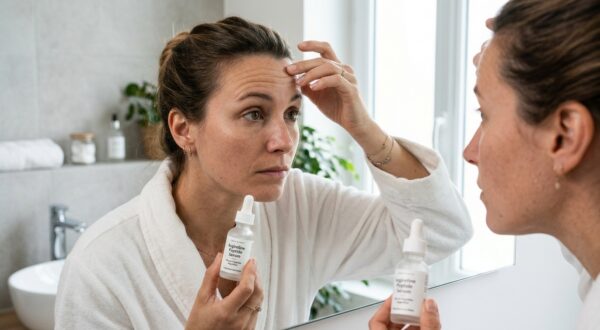 Rides d&rsquo;expression : ce nouveau peptide anti-âge affole TikTok, présenté comme « Botox en bouteille » mais les dermatos nuancent