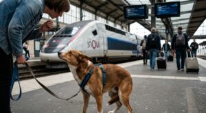 Si votre chien panique dans le train, ce réflexe très courant sur le quai le terrorise encore plus selon un vétérinaire