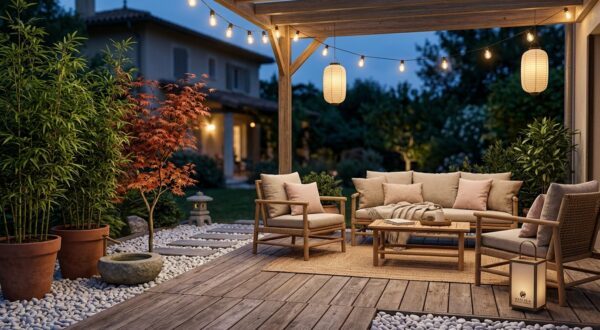 Terrasse zen 2026 : ces 22 idées toutes simples (dont cette couleur inattendue) vont métamorphoser votre extérieur en refuge