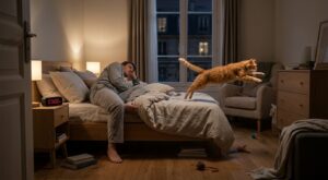 Votre chat qui vous réveille à 3 h du matin : 3 astuces simples pour faire cesser ces courses folles et sauver vos nuits