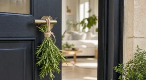 Accrochée à la porte d’entrée, cette plante purifie la maison, fait fuir les nuisibles et change discrètement l’énergie du foyer