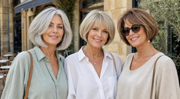 Après 50 ans, cette coupe courte pour cheveux matures fait l&rsquo;effet d&rsquo;un lifting : les 3 versions à demander chez le coiffeur cet été