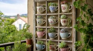 Ce bricolage malin transforme cet objet en bois oublié en mur végétal canon pour balcon, ne le jetez surtout pas