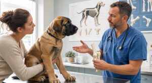 Ce geste chez le vétérinaire qu’on fait encore à 6 mois sur les grands chiots abîmerait leur squelette : voici l’âge à viser