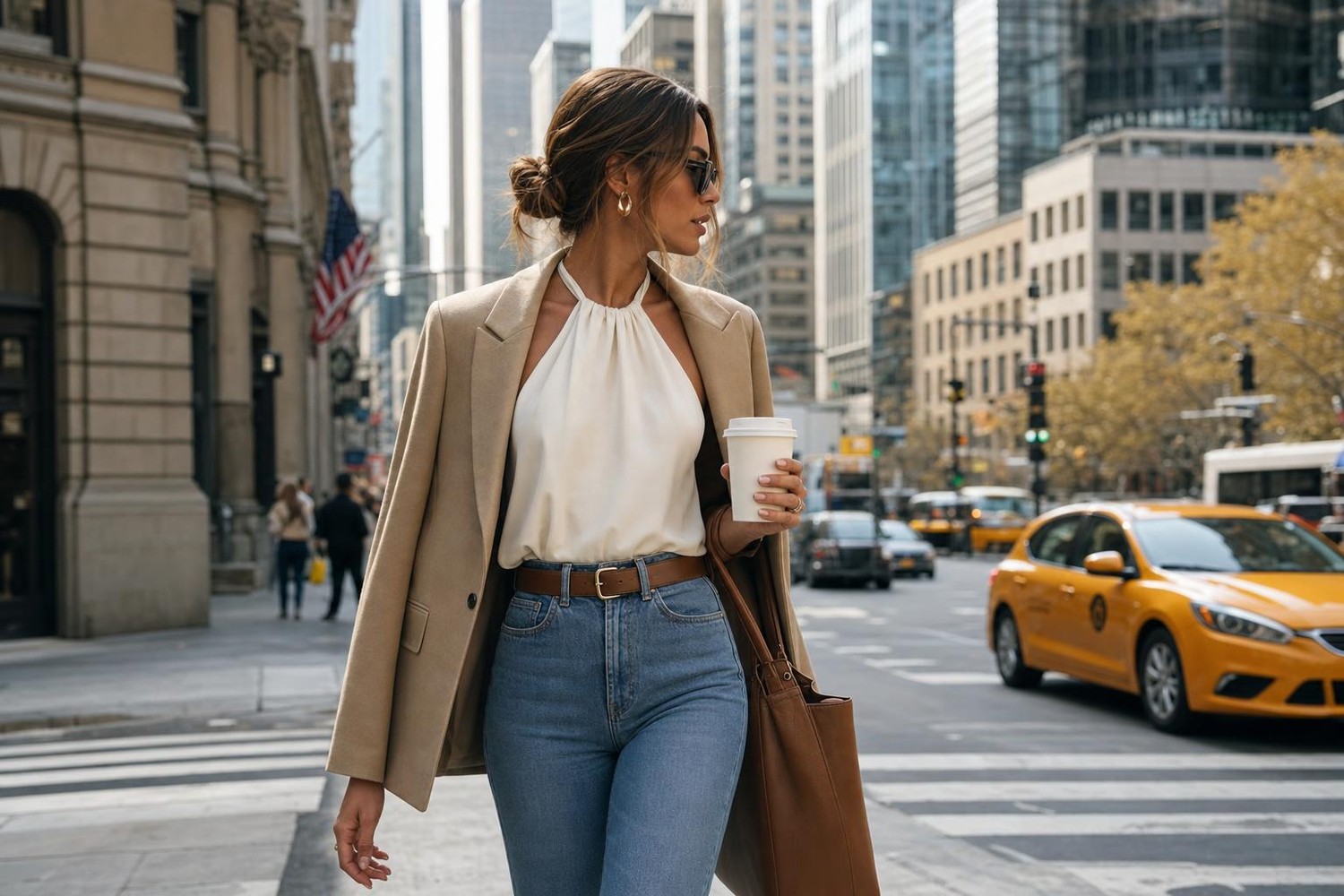 Être une maman stylée à New York : on valide ces hauts ultra chic qui transforment n’importe quel jean ou pantalon