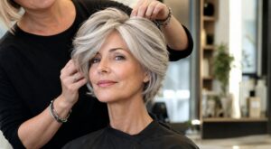 Cheveux blancs qui vieillissent le visage : ces 3 gestes de coiffeur pour paraître plus jeune sans repasser par la coloration