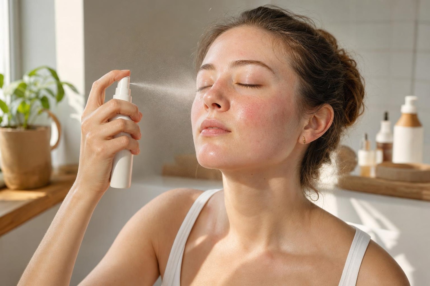 Aïe, ma peau chauffe et rougit : cette brume coréenne à moins de 20 € apaise tout et simplifie ma routine skincare en 2 gestes