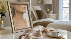 À 56 ans, Isabelle n’osait plus se regarder en photo : ce geste de chirurgie esthétique au niveau du cou a tout changé
