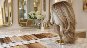À 40 ou 50 ans, ce blond effet old money fait des cheveux d'héritière et gomme dix ans en douce chez le coiffeur