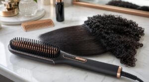 Cheveux crépus 4C : cette brosse lissante Tymo à moins de 50 € affole TikTok, mais peu savent comment l'utiliser sans les abîmer