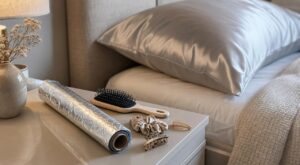 Frizz, boucles cassées au réveil : ce métal de cuisine que les coiffeurs conseillent de mettre sur la tête avant de dormir