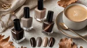 Octobre : ces 7 manucures glossy couleur café font paraître les autres ringardes (et les pros misent déjà tout dessus)